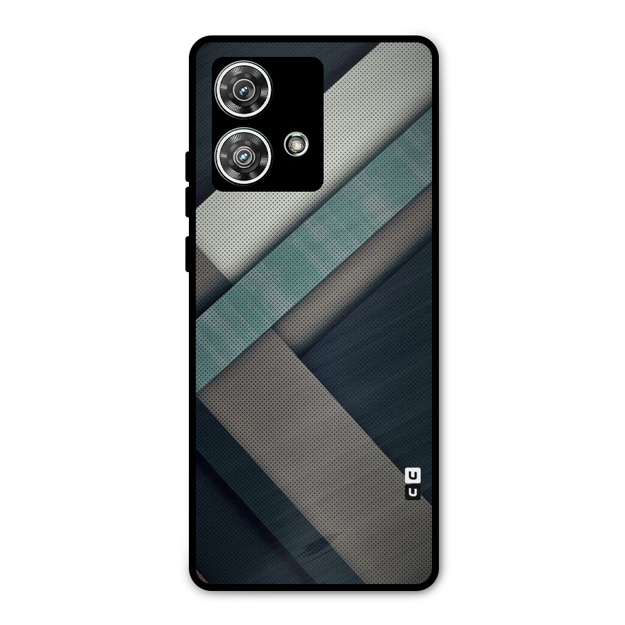 Dark Stripes Metal Back Case for Motorola Edge 40 Neo