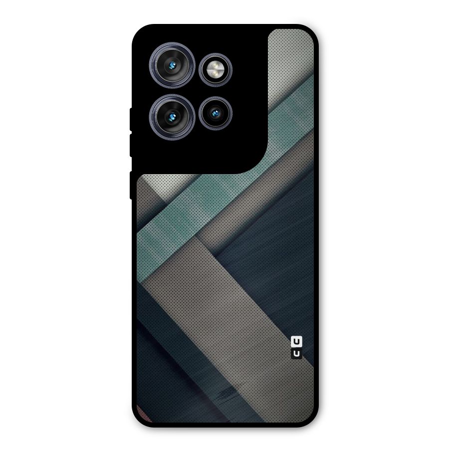 Dark Stripes Metal Back Case for Motorola Edge 50 Neo