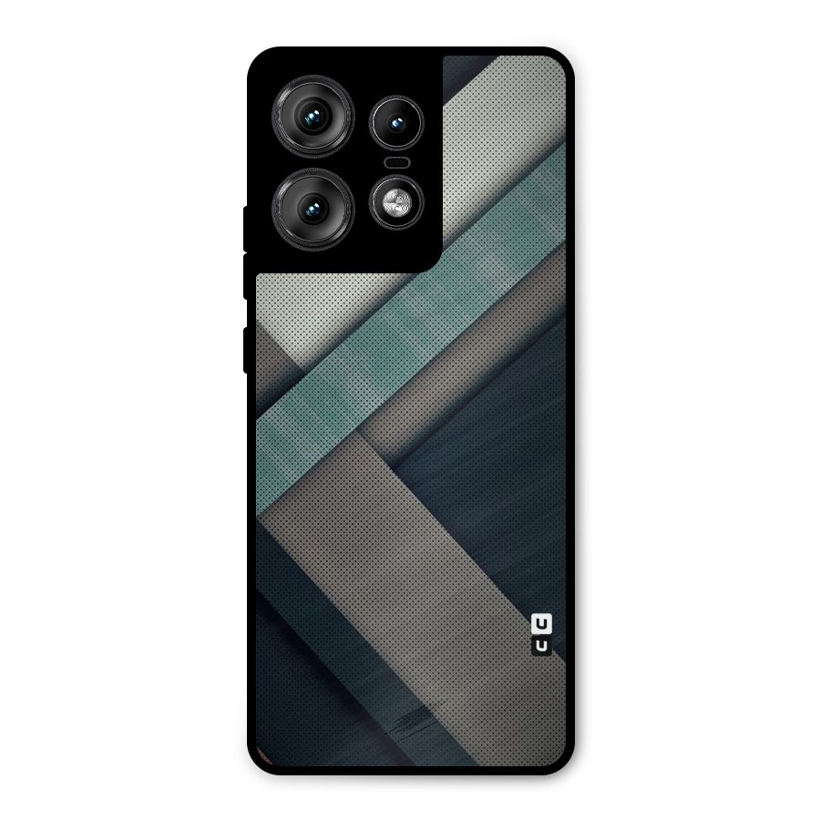 Dark Stripes Metal Back Case for Motorola Edge 50 Pro