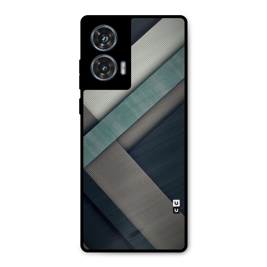 Dark Stripes Metal Back Case for Motorola G96