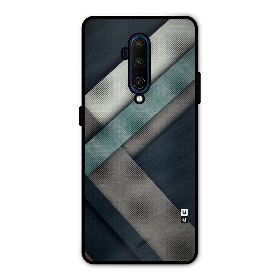 Dark Stripes Metal Back Case for OnePlus 7T Pro