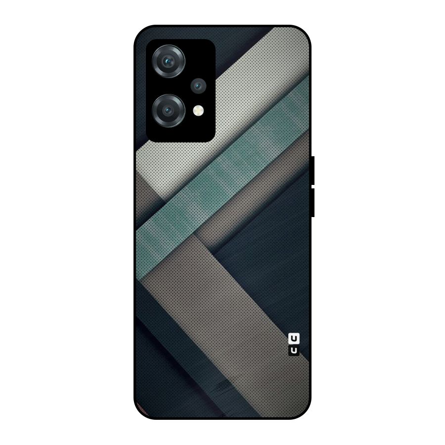 Dark Stripes Metal Back Case for OnePlus Nord CE 2 Lite 5G