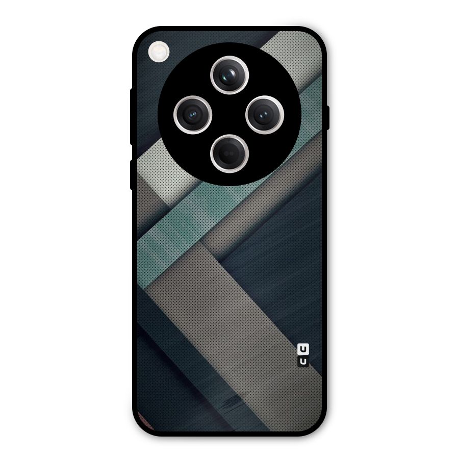 Dark Stripes Metal Back Case for Oppo Find X8