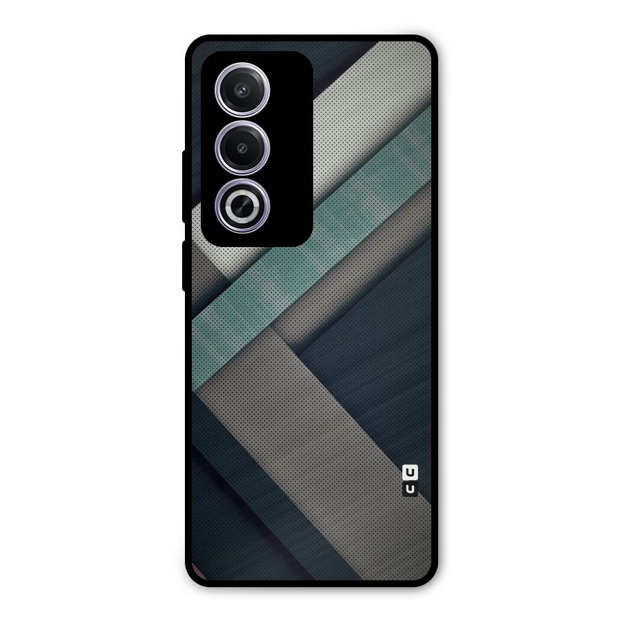Dark Stripes Metal Back Case for Oppo K12x