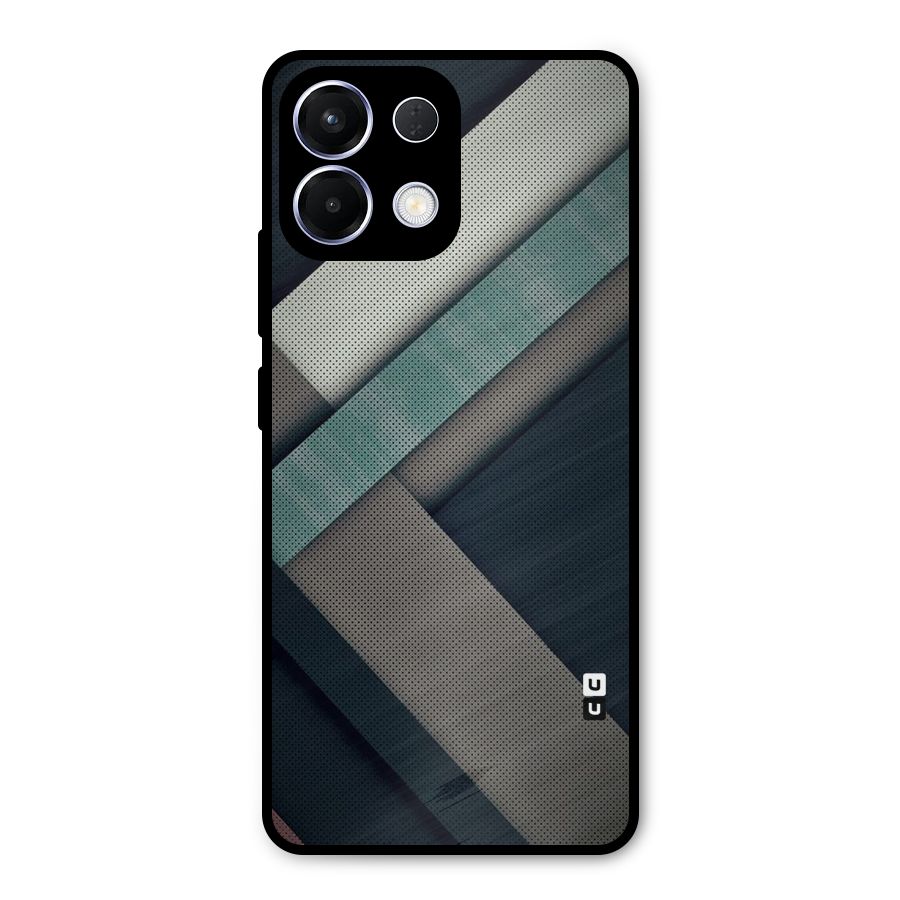 Dark Stripes Metal Back Case for Oppo K13