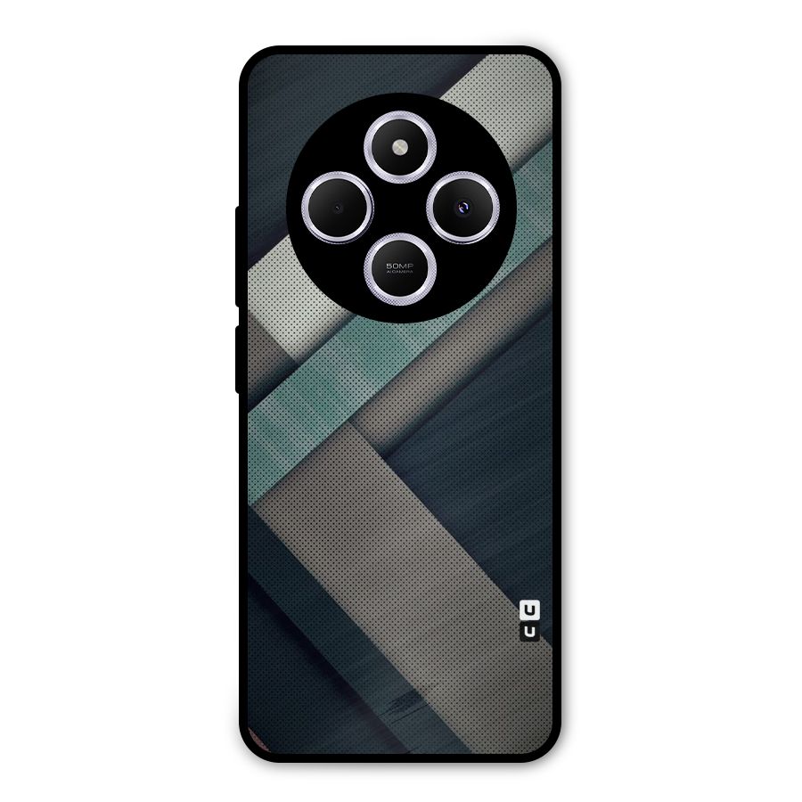 Dark Stripes Metal Back Case for Poco C75 5G