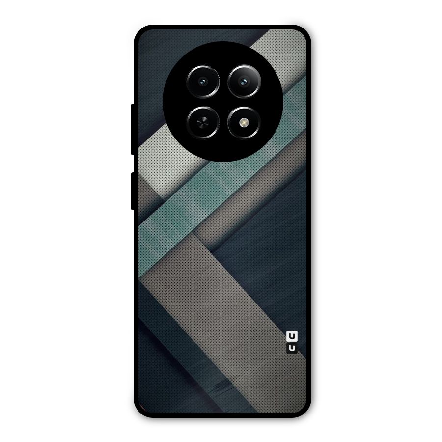 Dark Stripes Metal Back Case for Realme 13