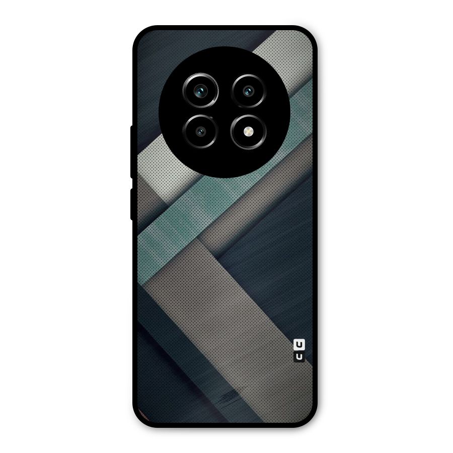 Dark Stripes Metal Back Case for Realme 13 Pro