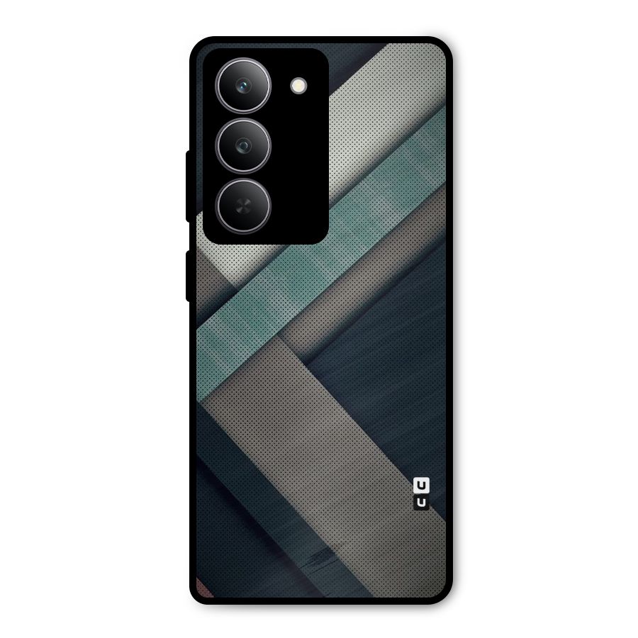 Dark Stripes Metal Back Case for Realme 14x