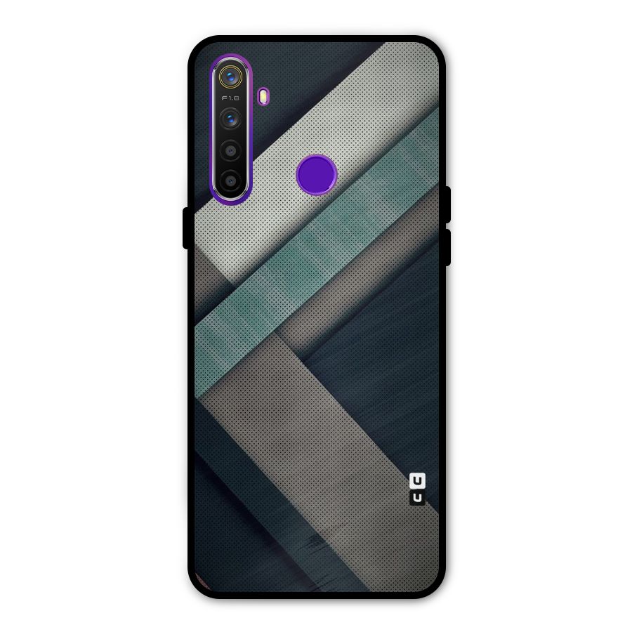 Dark Stripes Metal Back Case for Realme 5