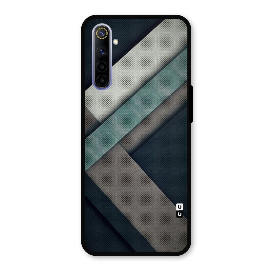 Dark Stripes Metal Back Case for Realme 6