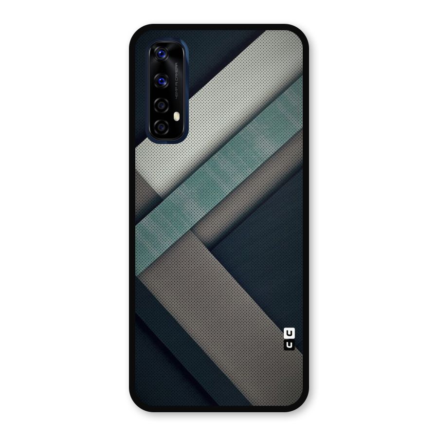 Dark Stripes Metal Back Case for Realme 7