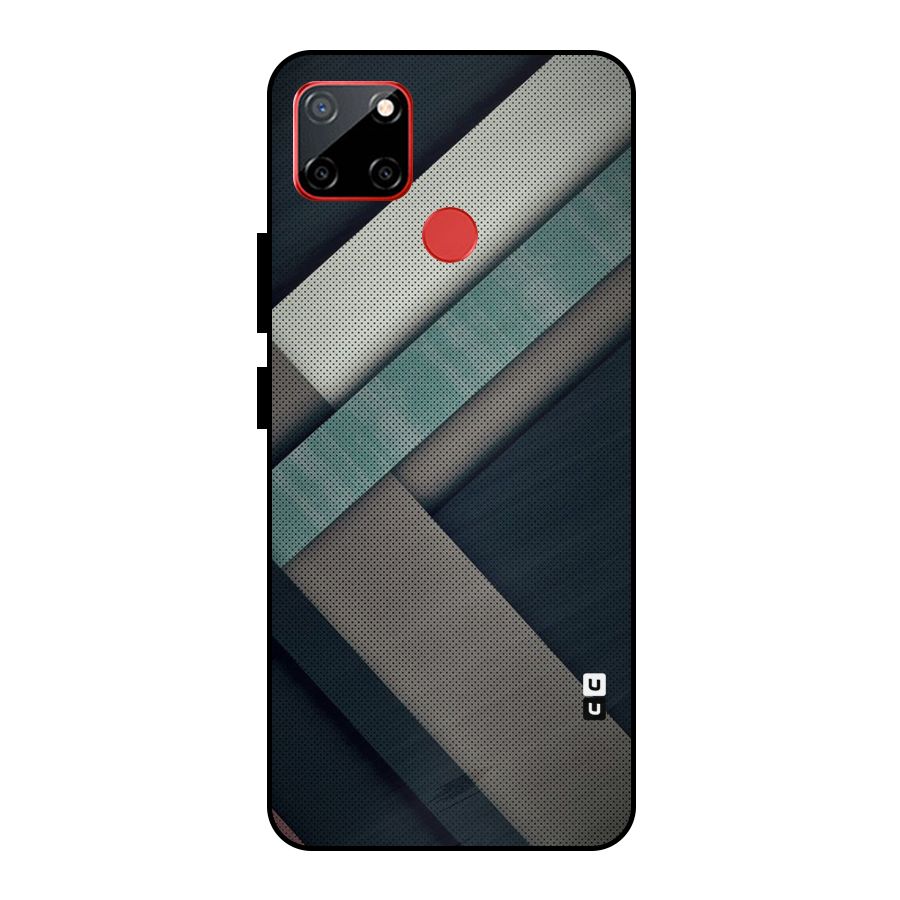Dark Stripes Metal Back Case for Realme C12