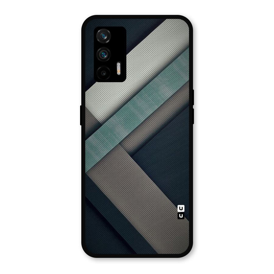 Dark Stripes Metal Back Case for Realme GT 5G
