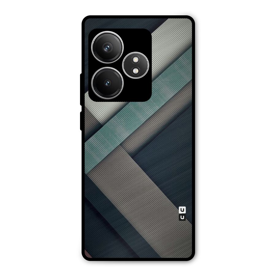 Dark Stripes Metal Back Case for Realme GT 6T