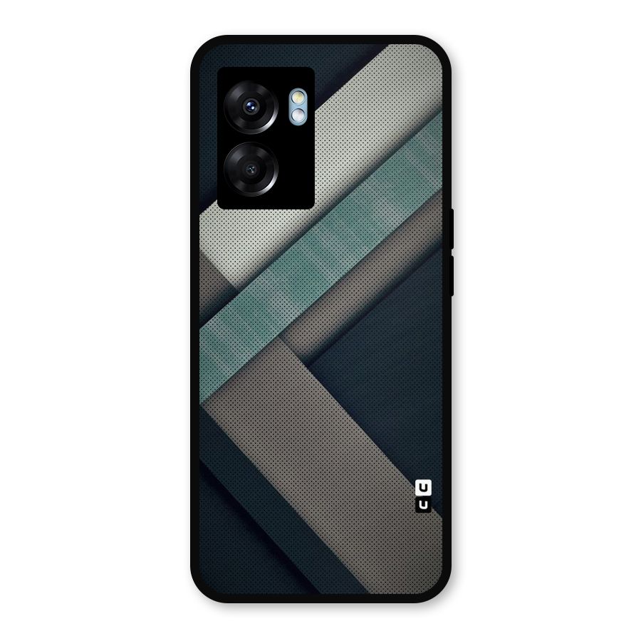 Dark Stripes Metal Back Case for Realme Narzo 50 5G