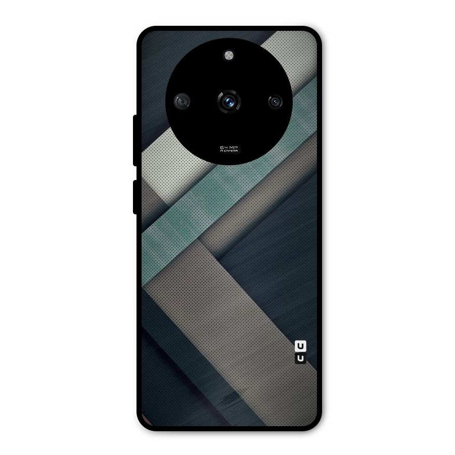Dark Stripes Metal Back Case for Realme Narzo 60 5G