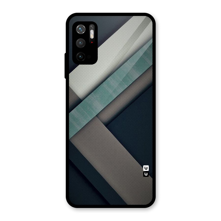 Dark Stripes Metal Back Case for Redmi Note 10T 5G