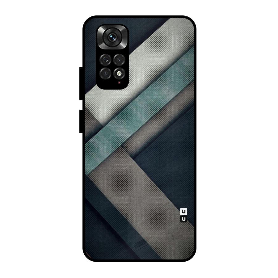 Dark Stripes Metal Back Case for Redmi Note 11 Pro Plus 5G