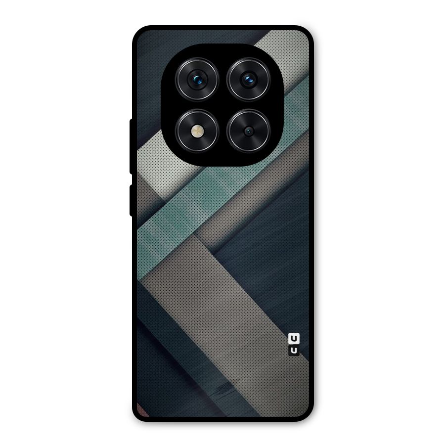 Dark Stripes Metal Back Case for Redmi Note 14 Pro 5G