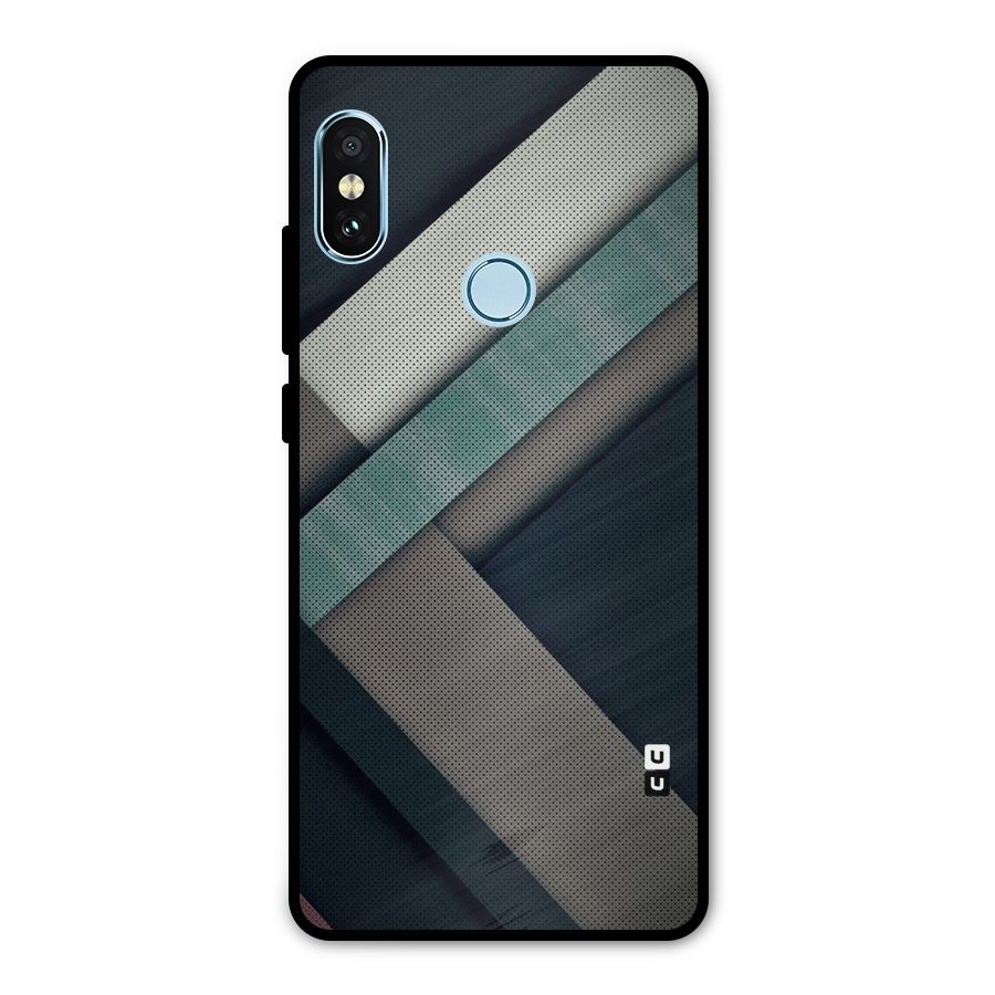 Dark Stripes Metal Back Case for Redmi Note 5 Pro