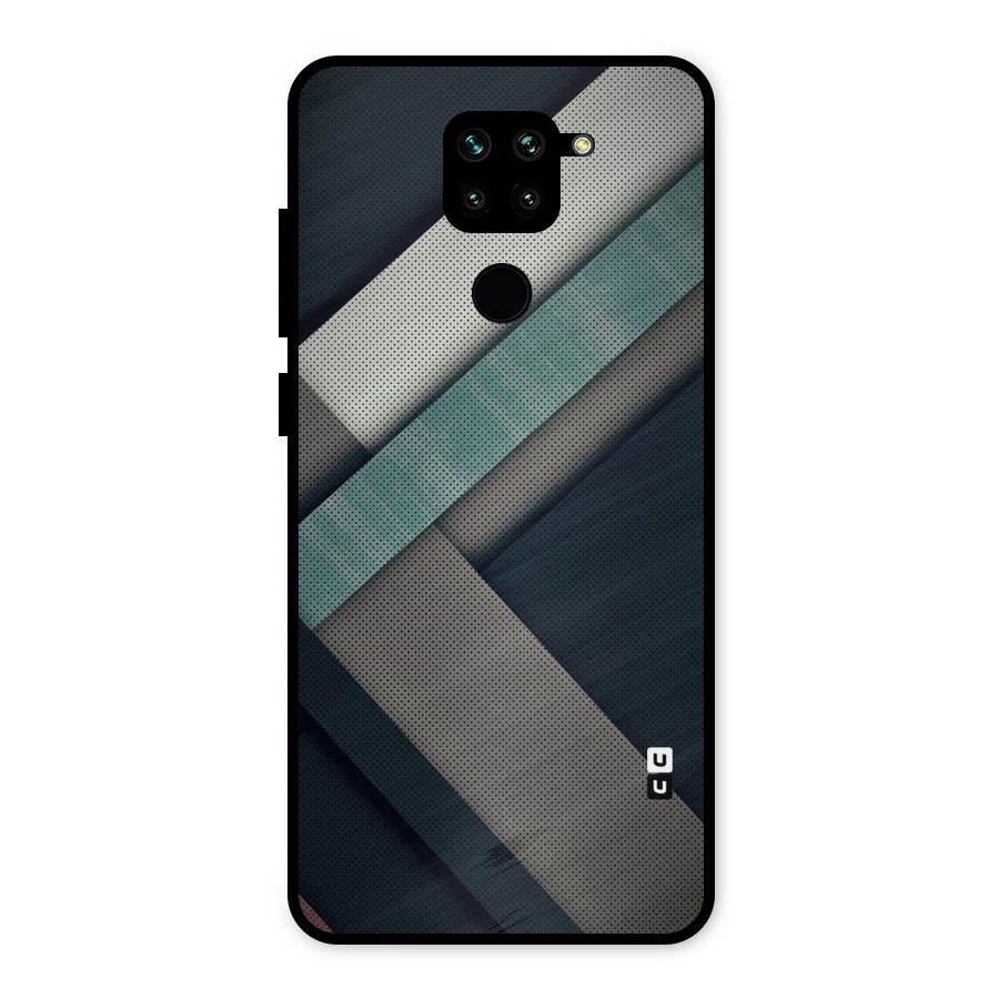 Dark Stripes Metal Back Case for Redmi Note 9