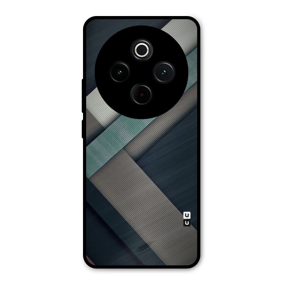 Dark Stripes Metal Back Case for Vivo T4