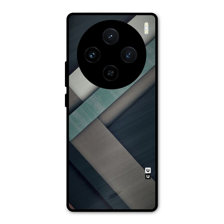 Dark Stripes Metal Back Case for Vivo X100