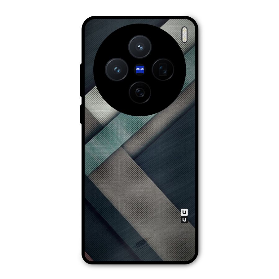 Dark Stripes Metal Back Case for Vivo X200