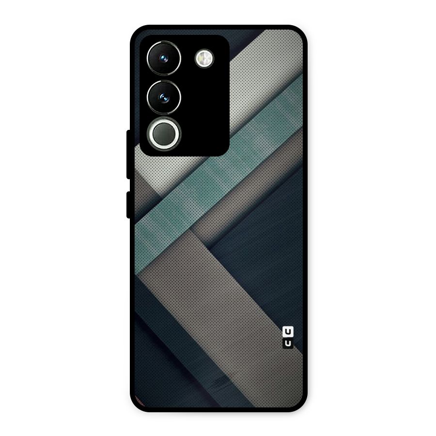 Dark Stripes Metal Back Case for Vivo Y200