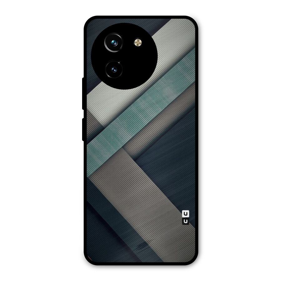 Dark Stripes Metal Back Case for Vivo Y200i