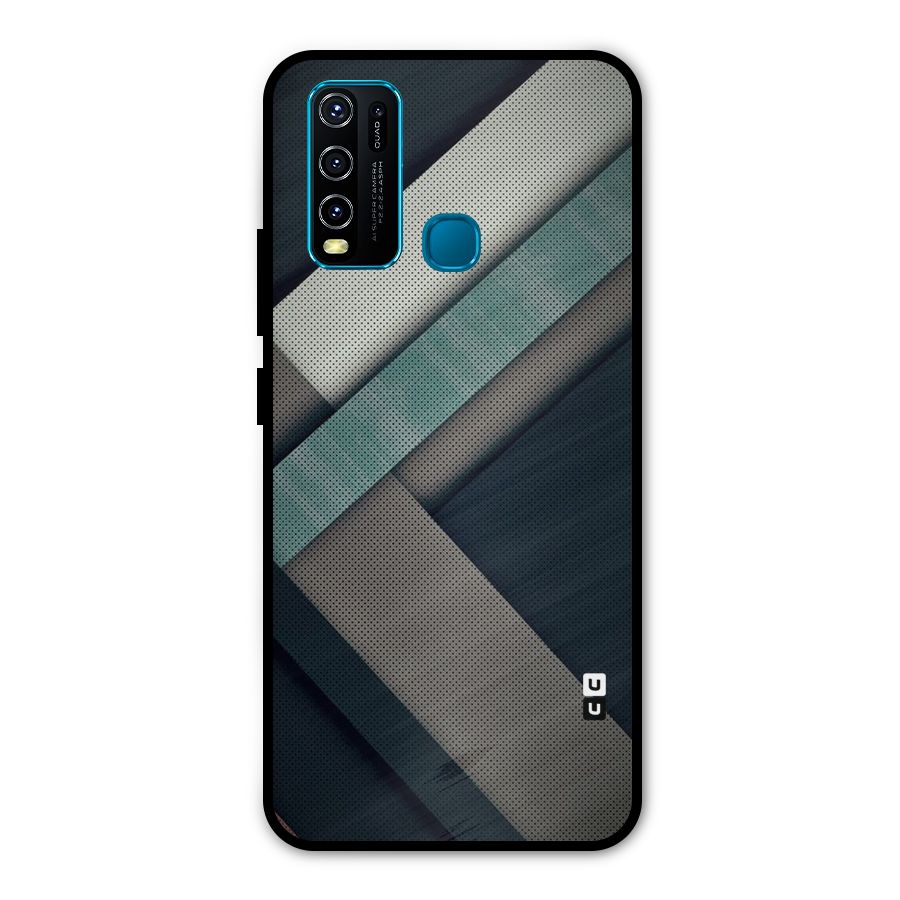 Dark Stripes Metal Back Case for Vivo Y50