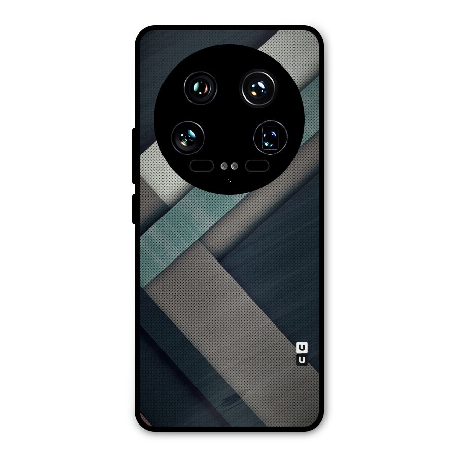 Dark Stripes Metal Back Case for Xiaomi 14 Ultra