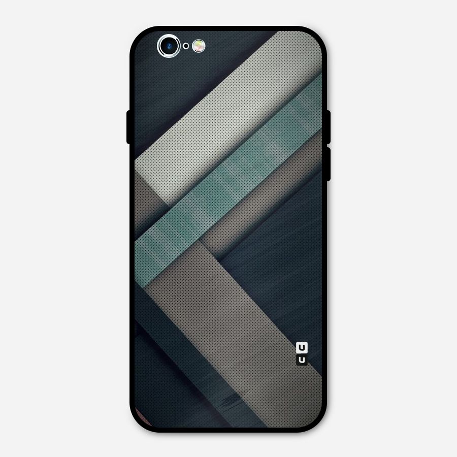 Dark Stripes Metal Back Case for iPhone 6 6s