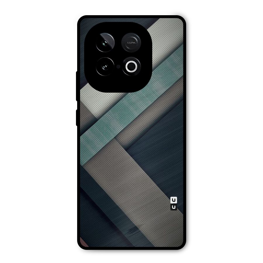 Dark Stripes Metal Back Case for iQOO Neo 10