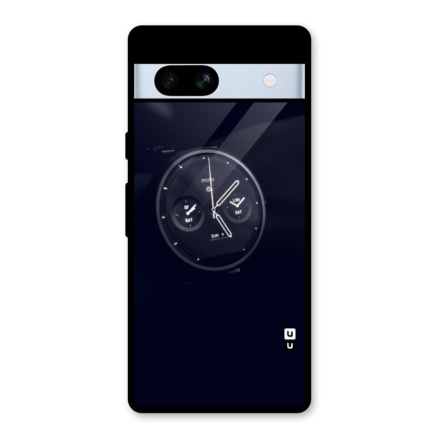 Dark Watch Glass Back Case for Google Pixel 7a