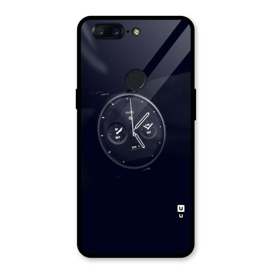 Dark Watch Glass Back Case for OnePlus 5T