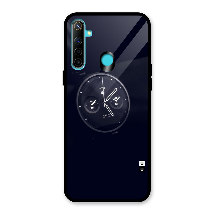 Dark Watch Glass Back Case for Realme 5