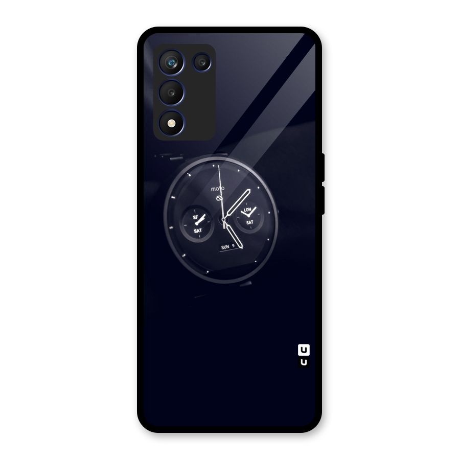Dark Watch Glass Back Case for Realme 9 5G Speed