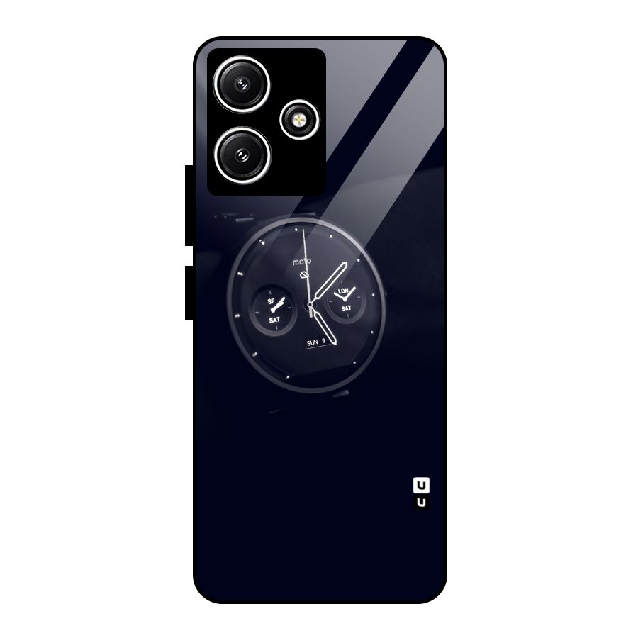 Dark Watch Glass Back Case for Redmi 12 5G