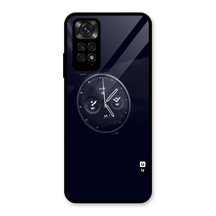 Dark Watch Glass Back Case for Redmi Note 11S