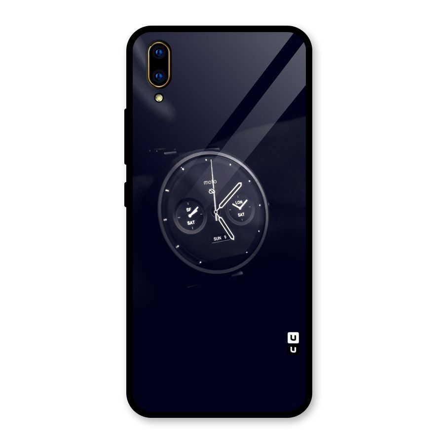 Dark Watch Glass Back Case for Vivo V11 Pro