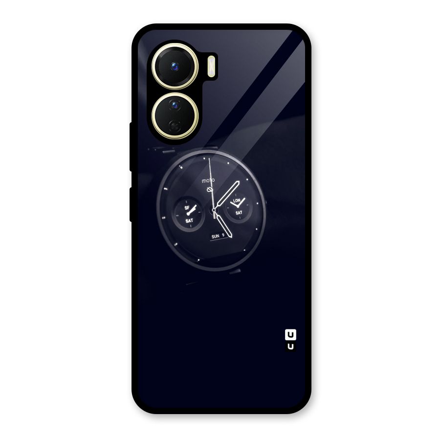 Dark Watch Glass Back Case for Vivo Y16