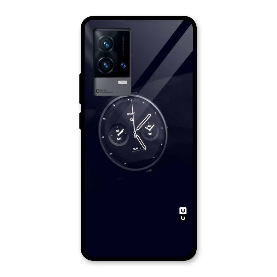 Dark Watch Glass Back Case for iQOO 9 5G