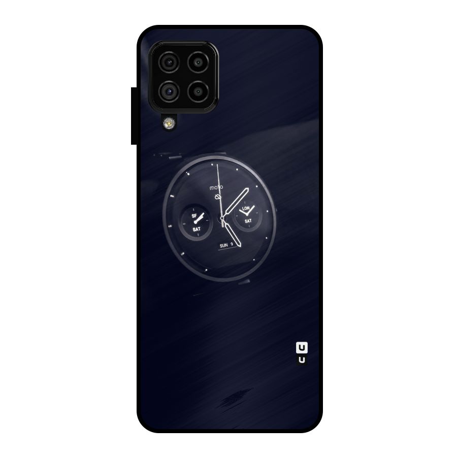 Dark Watch Metal Back Case for Galaxy A22 4G