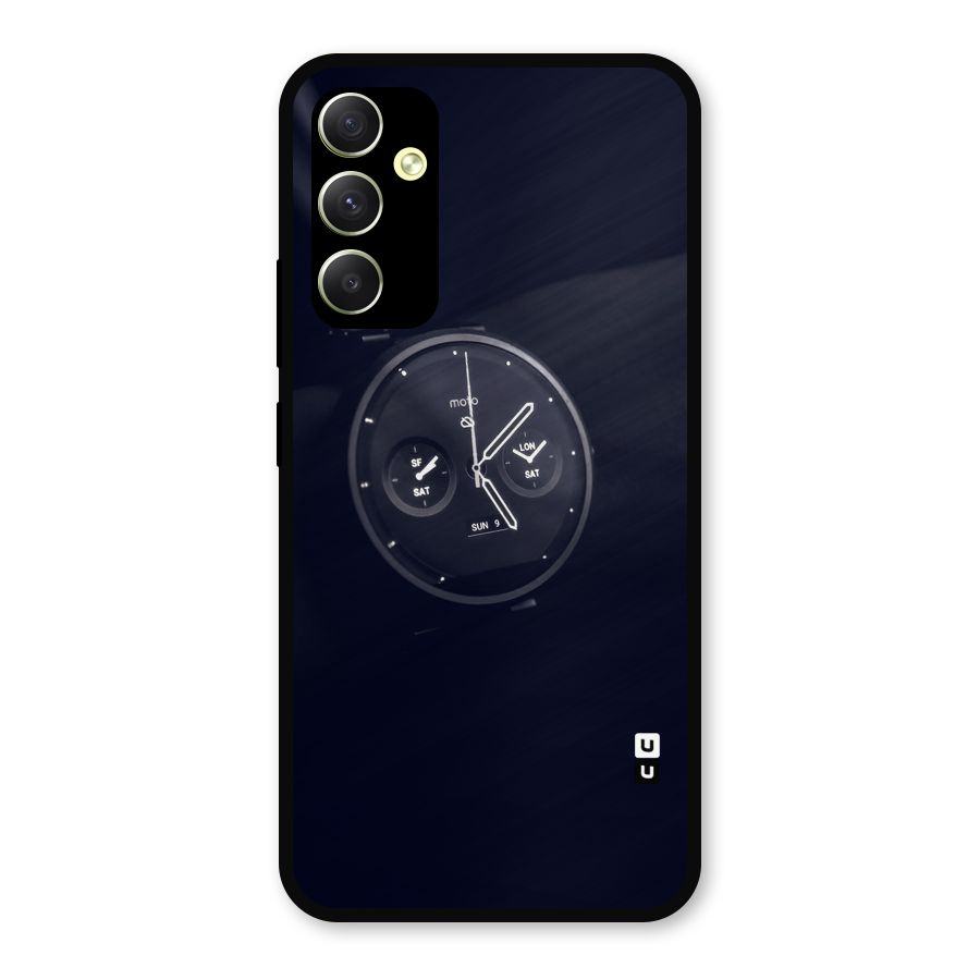 Dark Watch Metal Back Case for Galaxy A34