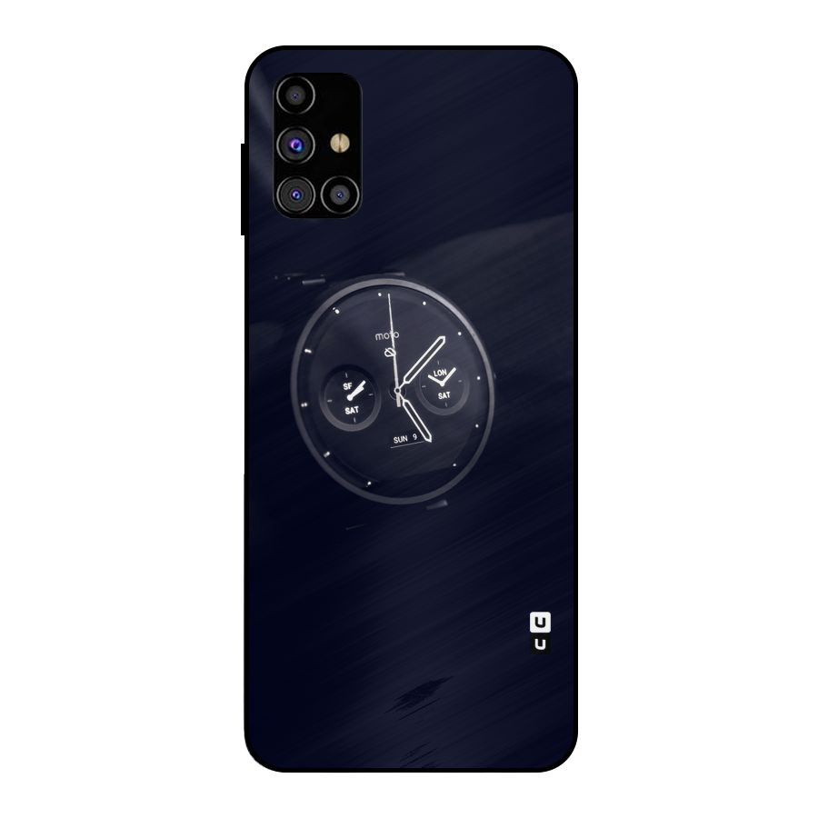 Dark Watch Metal Back Case for Galaxy M31s