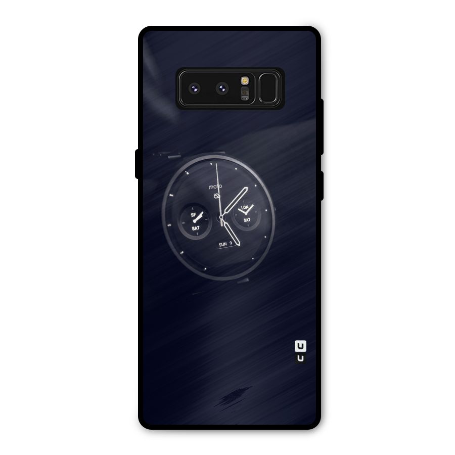 Dark Watch Metal Back Case for Galaxy Note 8