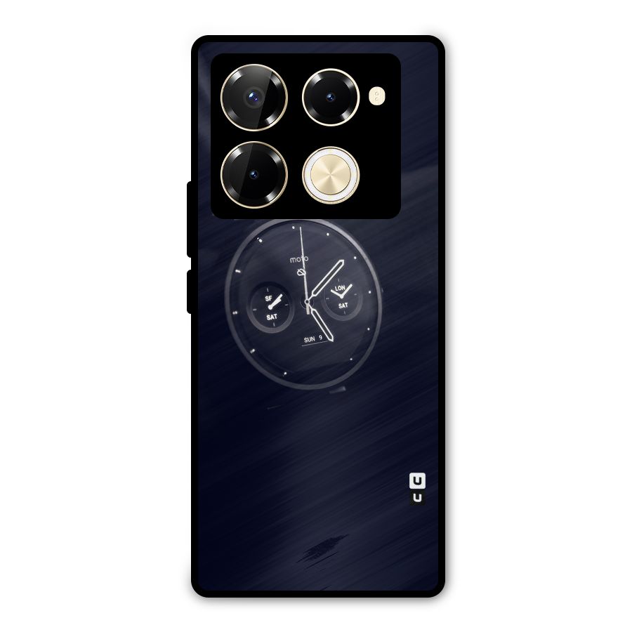 Dark Watch Metal Back Case for Infinix Note 40 Pro Plus