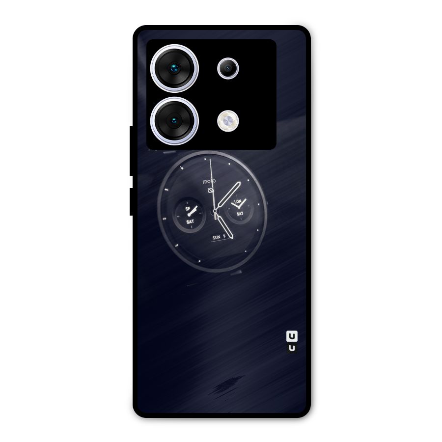 Dark Watch Metal Back Case for Infinix Zero 30 5G